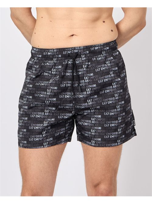 Costume uomo EA7 con logo all-over EMPORIO ARMANI EA7 | 7M000510-AF13059MC085